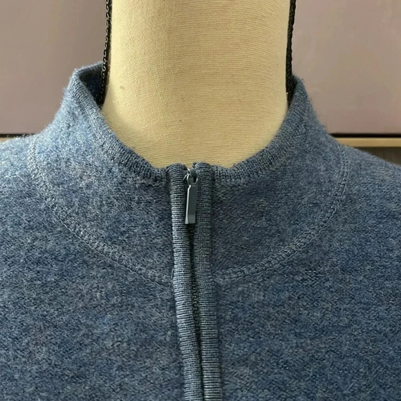 Pendleton Blue Zip Up Sweater - Picture 2 of 10